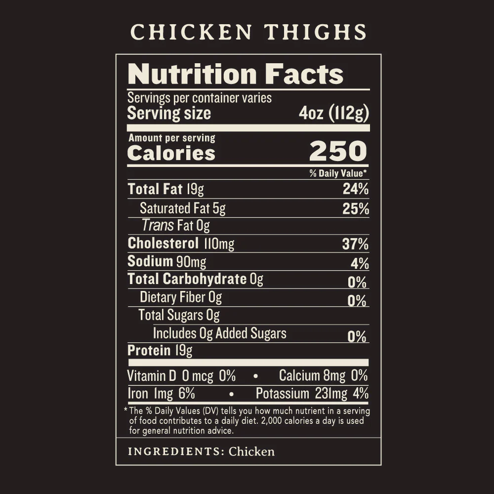 Heritage, Slow-Growth Chicken Thighs - Image 5