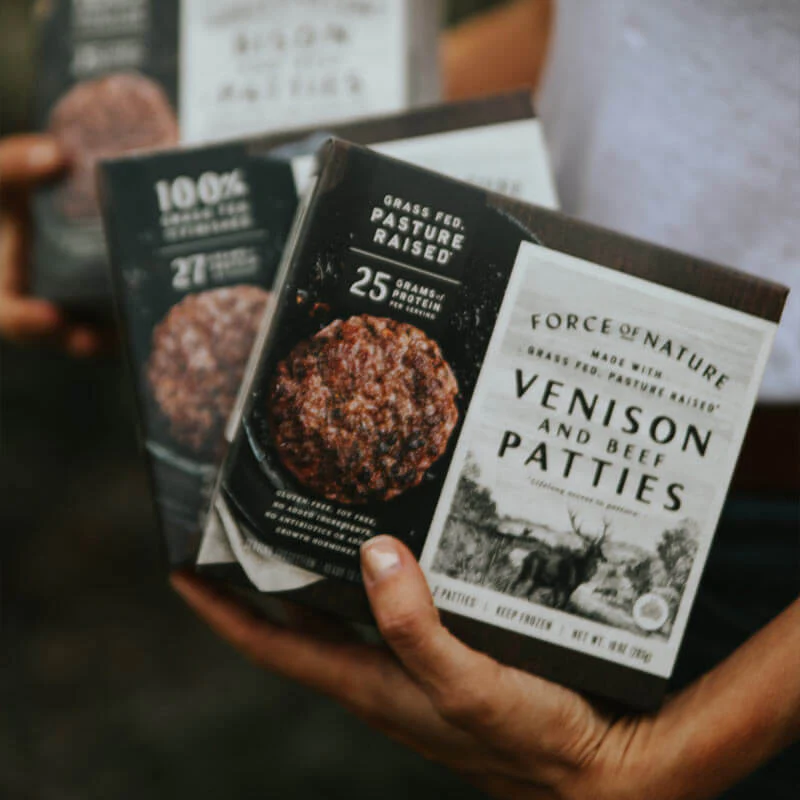 Grass Fed Venison and Beef Burger Patties - Image 3