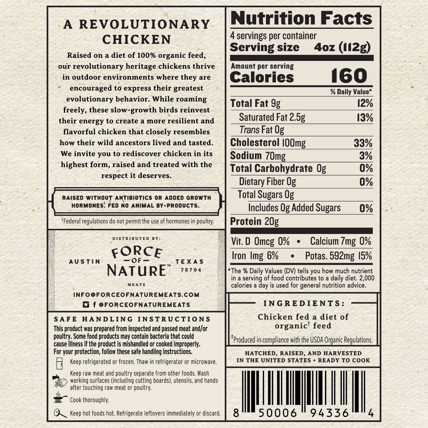 Heritage, Slow-Growth Ground Chicken - Image 4